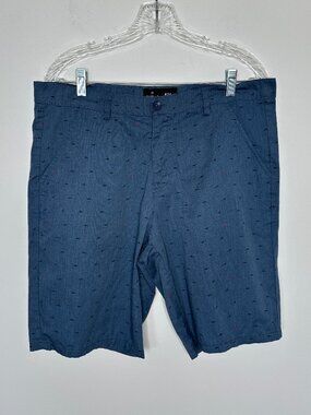 Public Rec Men's All Day Every Day Golf Shorts in Shark Fish Blue Size 34